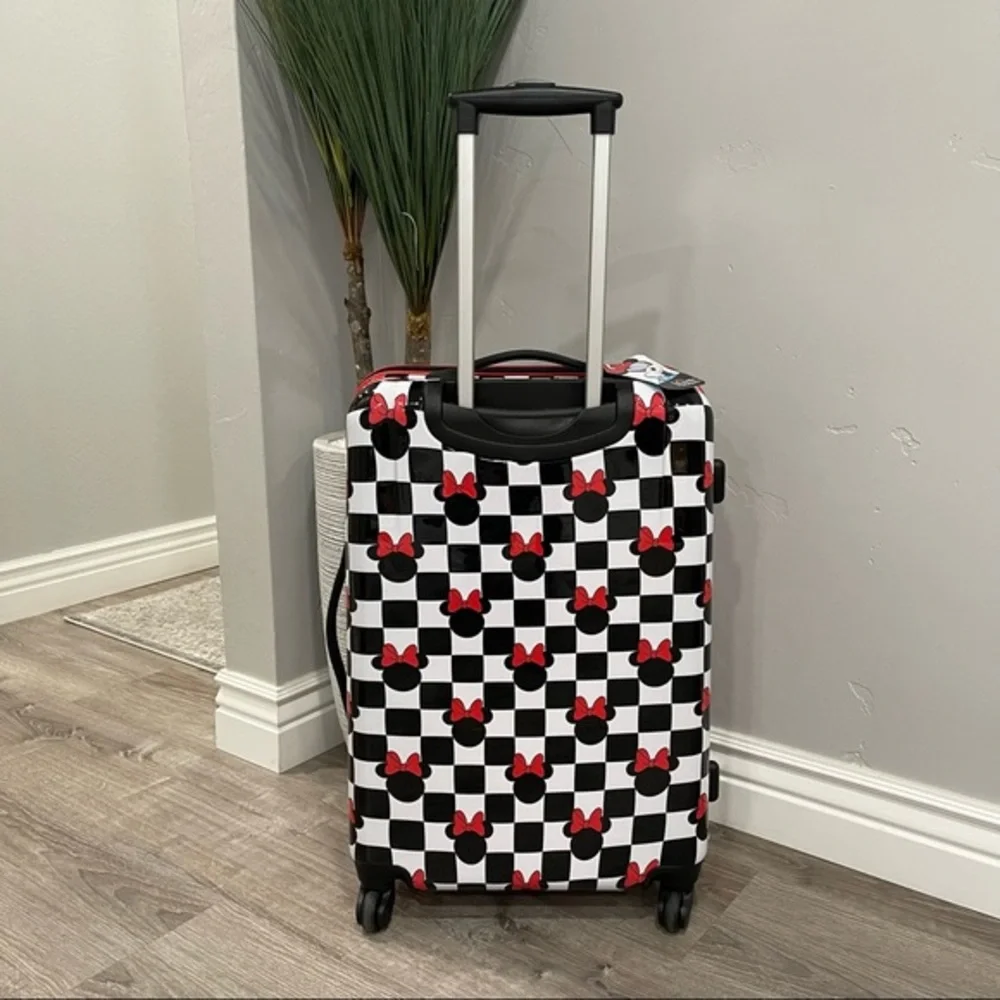 NWT Disney Minnie Mouse Collection Suitcase, Luggage, Travel Bag - 25” - Picture 2 of 6